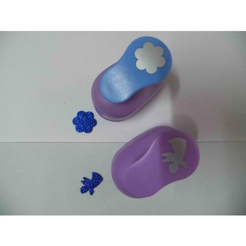 2pcs(2.5cm) angel and flower shape craft punch set Punch Craft Scrapbooking school Paper Puncher eva hole punch free shipping