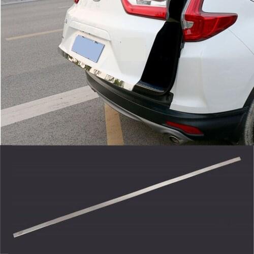 Stainless Steel Back Door Tailgate Trim Strip 1Pcs For Honda CRV 2017 2018 2019 2020 2021 Car Accessories