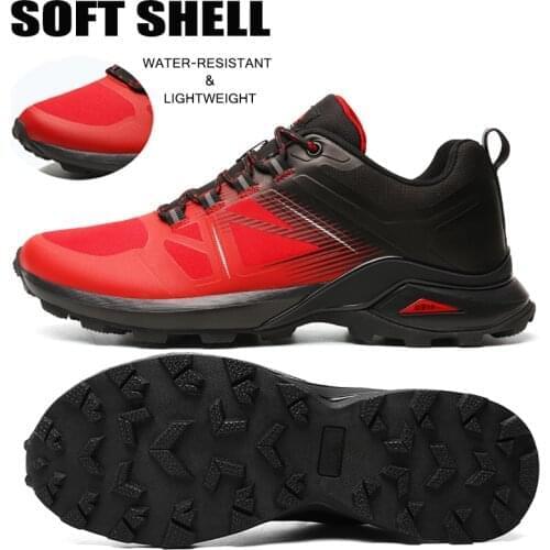 Hiking Shoes Man Sport Comfy Anti Slip Boots Outdoor Jogging Trail Trekking Sneakers Male Shoes Adult Water Repellent Shoes Men