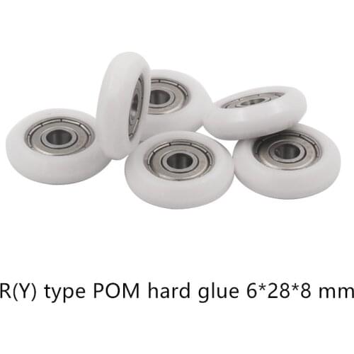 3d printer pulley 6mmx28mmx8mm nylon plastic bearing include 626ZZ for 2020 aluminum profile # Y6x26x7.5 1pcs