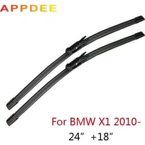 Wiper Blades For BMW X1 E84 (2009-)2010 2011 2012 2013 14 Car Windscreen Windshield Wiper Blade 24"+18" Cars styling accessories