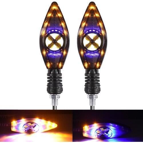 Motorcycle Turn Signals Light 12V LED Flasher Indicator Blinker Rear Lights For Honda CB919 CBR600 F2,F3,F4,F4i NC700S NC700X