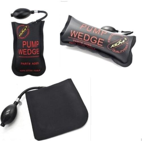 3pcs/lot 100% Klom Air Pump Wedge Locksmith Tools inflatable Unlock Vehicle Door