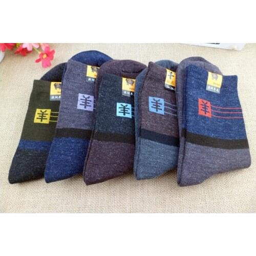 10 Pairs Hight Quality Men Socks Autumn Winter Soft Warmer Wool Blend comfortable Casual Socks Random Color