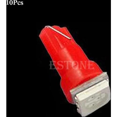 10Pcs T5 5050 1SMD Led Bulbs For Dashboard Gauge Light 70 73 74 2721 17