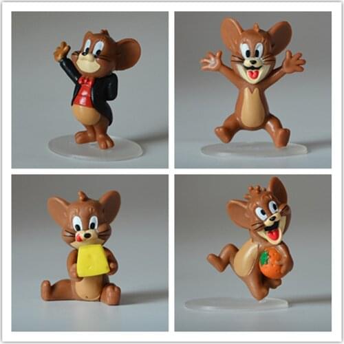 24piece 3cm very small the cute mouse Jerry figure collection toys Decorations DIY Materials