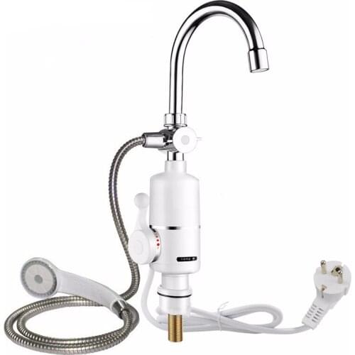 3000W Instant Electric Water Heater Ta Tankless Faucet Water Heater Kitchen Electric Faucet Instant Hot 3 seconds heating