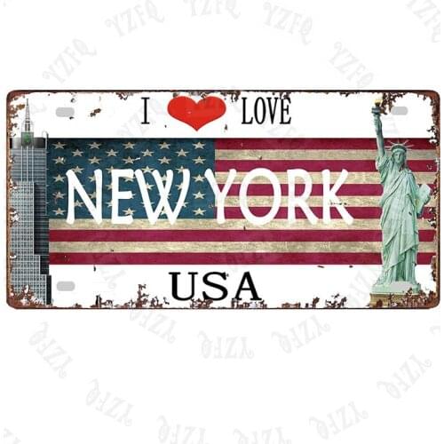 30X15CM National treasure animal License Plate Travel Souvenir Vintage Metal Sign For Wall Art Shop Restaurant Decor DC-0569A