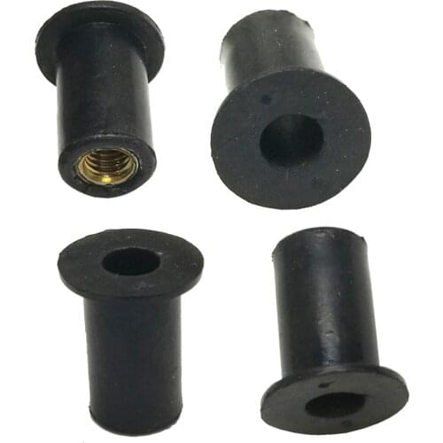 6/12pcs M5 Kayak Rubber Well Nuts Blind Fastener Rivet Fishing Kayak Accessories Nuts Windscreen Wellnuts