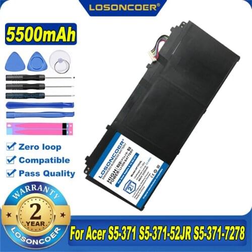 5500mAh AP15O5L AP1505L AP1503K Laptop Battery For Acer Aspire S 13 S5-371 S5-371-52JR S5-371-7278 767P CB5-312T CB5-312T