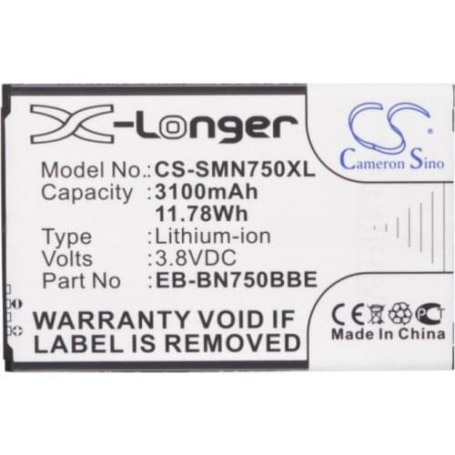 Cameron sino 3100mah battery for SAMSUNG Galaxy Note 3 Mini Note 3 Neo Note 3 Neo Duos Note 3 Neo LTE SM-N7502 N7505 N9008S
