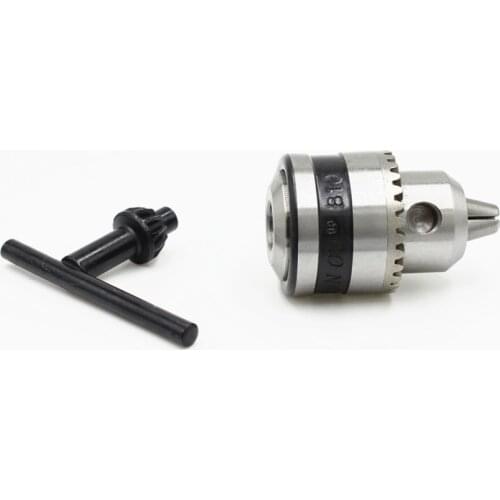 B10 Mount 0.6-6mm Capacity Steel Core Metal Spanner Drill Chuck w Key