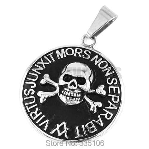 Free shipping! Masonic Skull Biker Pendant Stainless Steel Jewelry Classic Freemasonry Motor Biker Mason Pendant SWP0320