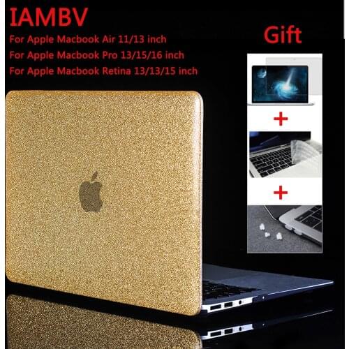 2020 Glitter Case For Apple Macbook Air Pro Retina M1 Chip 11 12 13 15 16 Inch,for Pro13 A2251 A2338 Air 13 A2179 A2337+gift