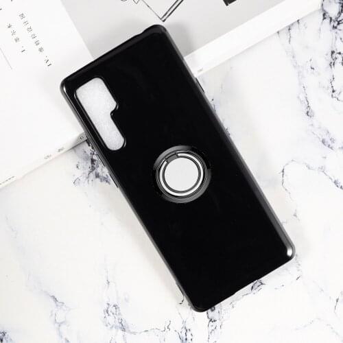 For TCL 20 Pro 5G 6.67" TCL20 20Pro TCL20Pro Back Ring Holder Bracket Phone Case Smartphone TPU Soft Silicone Cover