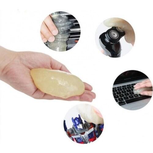 Car Cleaner Glue Gel Interior Panel Air Vent Outlet Dashboard Dust Cleaning Tool Laptop Mud Remover Tool