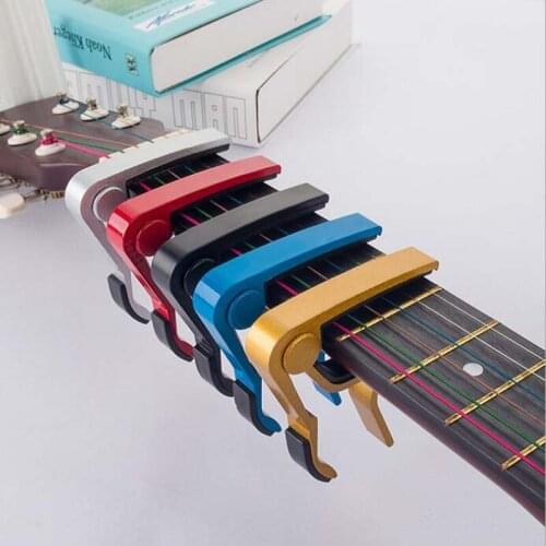 Guitar Capo 2019 New Aluminium Alloy Metal Guitar Capo Quick Change Clamp Key Acoustic Classic Guitar Capo for Tone Adjusting
