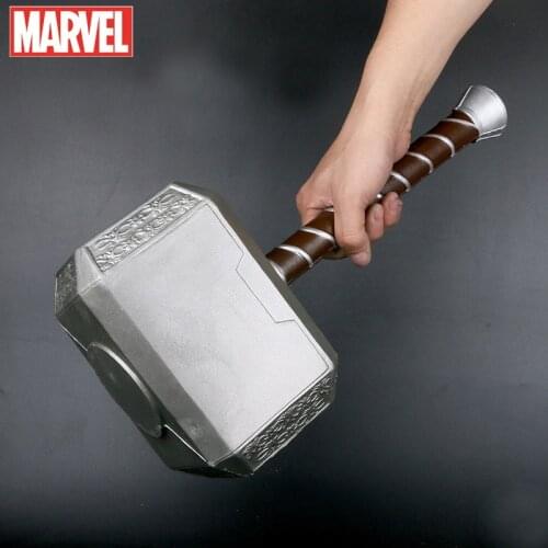 The Avengers Thor Hammer Toys Weapon Model Pu 1:1 Simulation Cosplay Weapons Captain Americas Shield Role Playing Toy For Kids