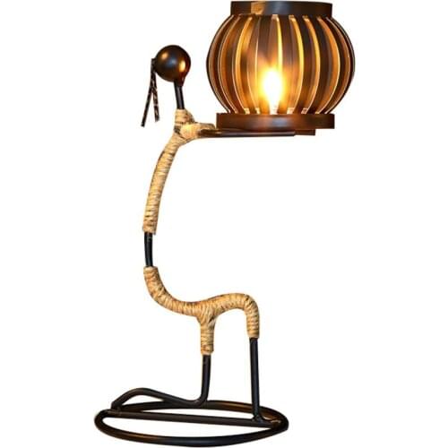 Creative Nordic Candlestick Abstract Iron Men Candle Holder Home Bar Restaurant Decor Figurines Handmade Candle Stick