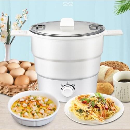 Mini Multifunction Electric Cooking Machine Household Rice Cooker Hotpot Noodles Soup Pot Food Steamer Heating Pan