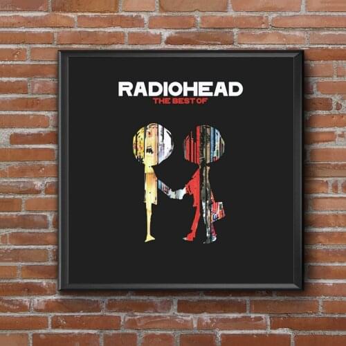 The Best of Radiohead Music Album Cover Poster Music Singer Star Canvas Poster Wall Painting Home Decoration ( No Frame )