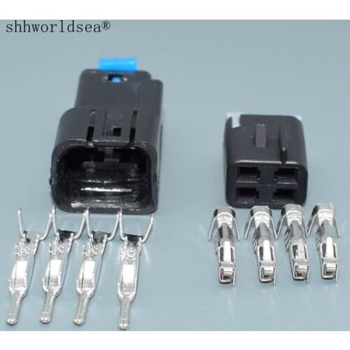 Shhworldsea 4 Pin 1.5mm female male auto harness plug