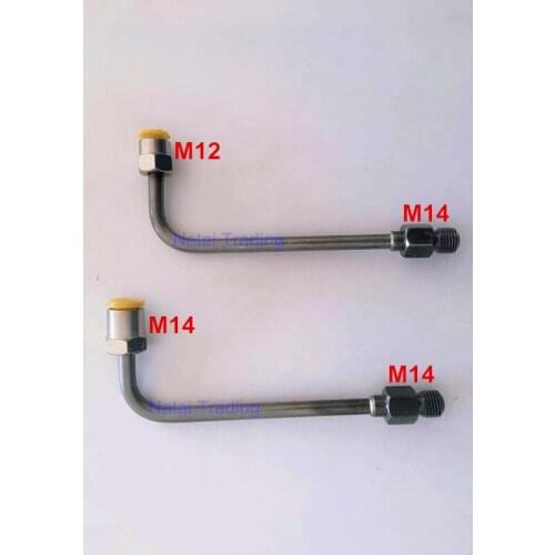 200mm common rail oil tube conversion joint, fuel pipe 90 degree changing joint, common rail test bench part