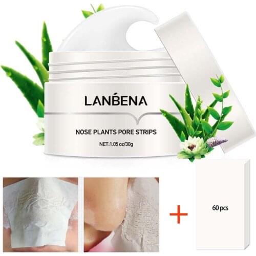 Blackhead Remover Nose Face Mask Black Mask Shrink Pore Strip Mask Blackhead Peeling Acne Mask Deep Cleansing Skin Care