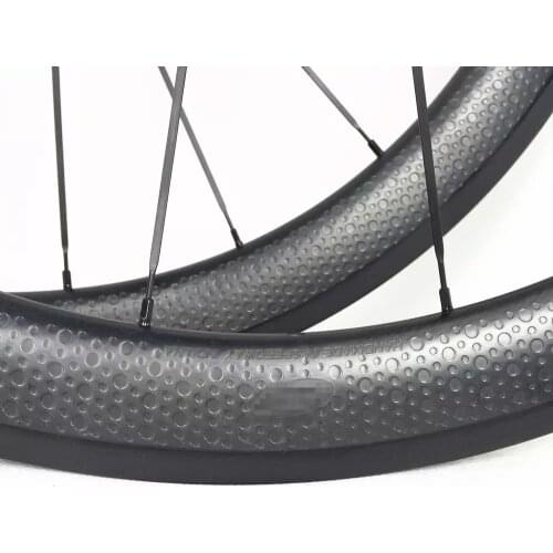 Dimple ultra lightweight wheel cyclocross wheels U shape 25mm width clincher wheels Carbon Clincher Road Bike Dimple Wheel Rim