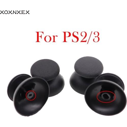 XOXNXEX 100Pcs Analog joystick replacement thumb stick for Sony PS2 PS3 handle repair section