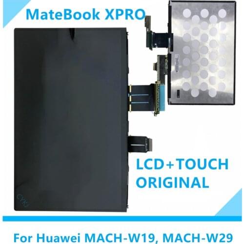 New original For Huawei matebook X Pro assembled 13.9-inch upper half touch screen LCD screen LPM139M422 2018 2019 models