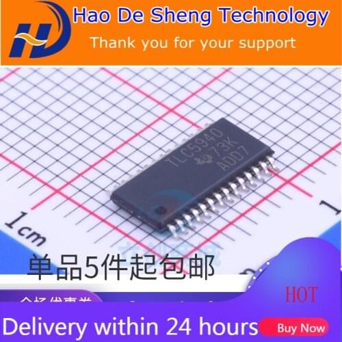 10PCS/LOT TLC5940PWP TLC5940PWPR TLC5940 LED Drive IC New Original In Stock