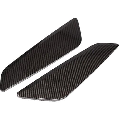 2Pcs/Set Carbon Fiber Style Car Fender Side Air Vent Outlet Cover Trim Sticker Fit For BMW 5 Series G30 2020 2019 2018 2017