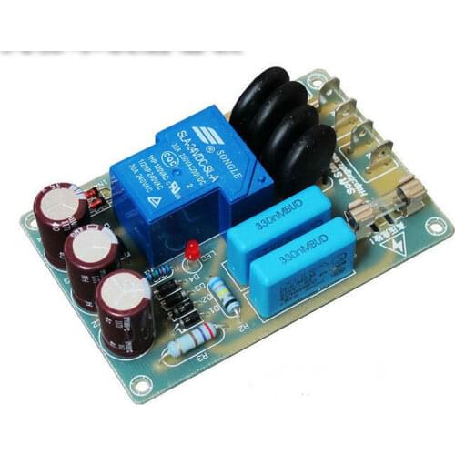 Assembled auto delay soft start power protection board 110V or 220V