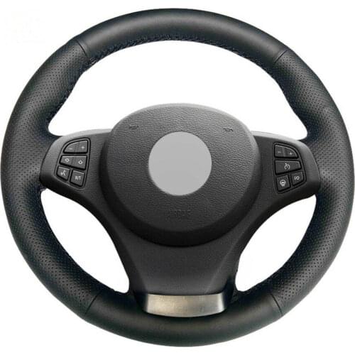 For BMW E83 X3 2003-2010 Steering Wheel Cover Hand-stitched Car Interior Case