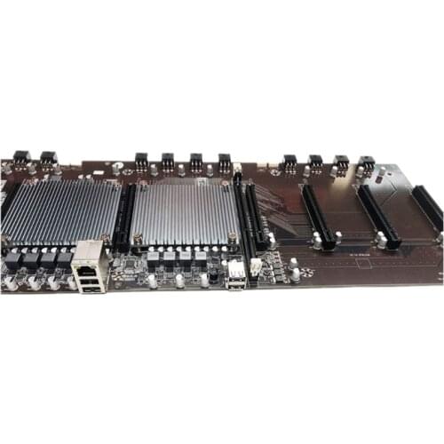 20CB BTC X79 Mining Motherboard LGA 2011 CPU Socket 8 PCI-E 3.0 X16 Slots Support 9x 3060 GPU DDR3 Memory Slot for Miner