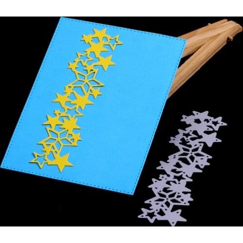 The Star Metal Cutting Dies Stencil DIY Scrapbooking Embossing Paper Card