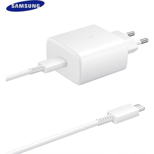 Original Fast Charger 45W Quick Adapter Type C Cable For Samsung GALAXY Note 20 2110+ S10 S10E S20Plus S20 Ultra A90 A80