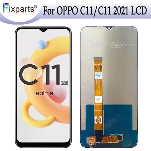Original LCD For Oppo Realme C11 2021 RMX3231 Lcd Screen Display Touch Digitizer Assembly For Realme 11 LCD Diaplsy RMX2185 LCD