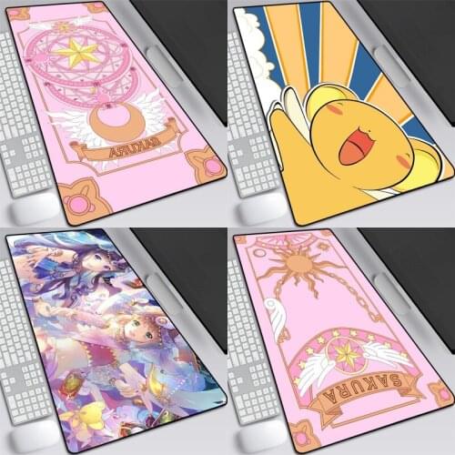 Anime Card Captor Sakura Printed Mouse Keyboard Pad Gaming Mat Cartoon LI SYAORAN Cosplay Prop Decor for Women Men Gift 1pcs