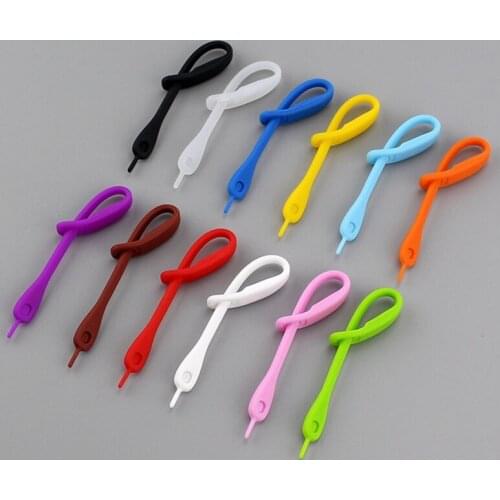 12pcs/set Colorful Silicone Wine Glass Bottle Drink Cup Marker Party Tags Cup Identify Label Random Color