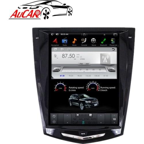 Tesla 2 DIN Android 9 Car Radio GPS Navigation Player For Cadillac ATS/ATSL/XTS/SRX 2013 2014 2015 2016 2017 stereo unit