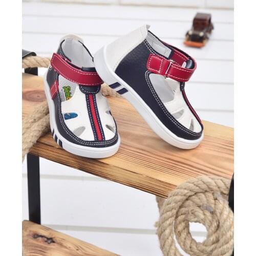 Kiko Lf 2256-61 Orto pedik Male Child First Step Shoes Sandals