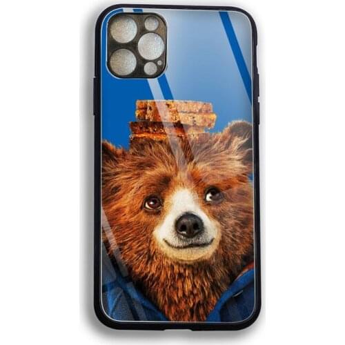 Italian cute bear Phone Case Tempered Glass For iPhone 12Pro Max Mini 11 iphone Pro XR XS MAX 8 X 7 6S 6 Plus SE 2020 phone case
