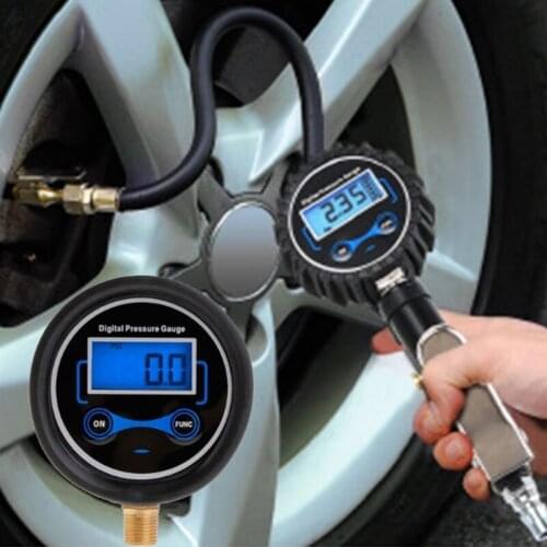 0-200PSI LCD Digital Tire Pressure Gauge Car Auto Motorcycle Tyre Air PSI Meter 1/8" NPT