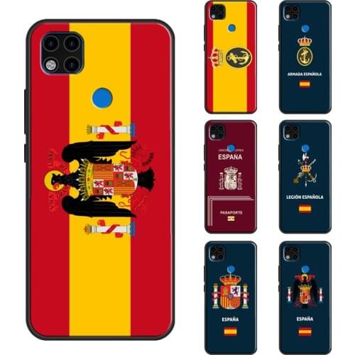 Spanish Passport Flag Case For Redmi Note 10 Pro 9S 8T Note 8 Pro Note 9 Pro Cover For Redmi 9T 9 9C 9A Shell