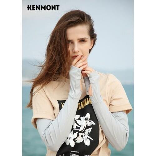 Kamon driving arm guard non-slip long sunscreen gloves female summer cycling breathable thin anti-ultraviolet sleeves