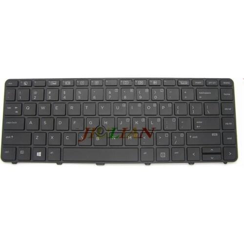 Laptop Keyboard For HP ProBook 645 G2 430 G4 US Backlit Keyboard With Frame 822338-001 Test OK