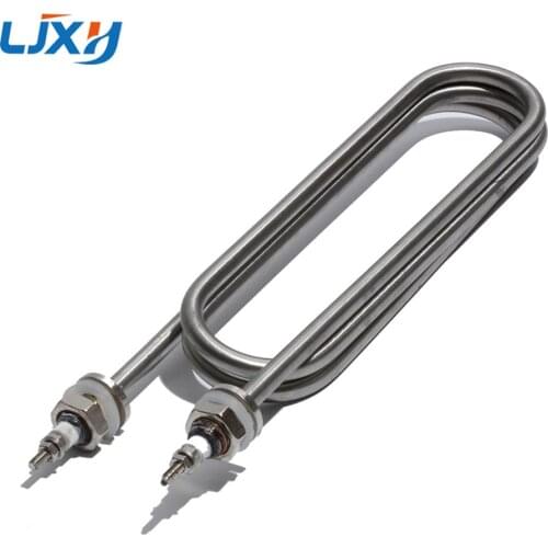 LJXH M14 3U Shape Electric Heating Tubular Pipe All 304 Stainless Steel Water Heater Element 230V 1800W
