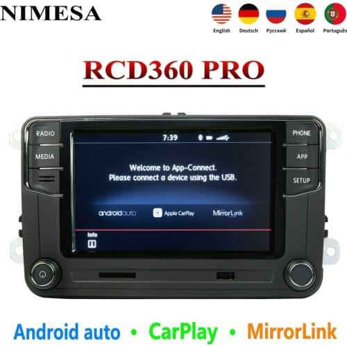 NONAME RCD360 PRO Android Auto Carplay New RCD330 MIB Car Radio 6RD 035 187B For VW Tiguan Golf 5 6 CC Polo Jetta MK5 MK6 Passat